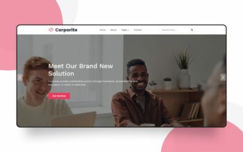 corporite website template