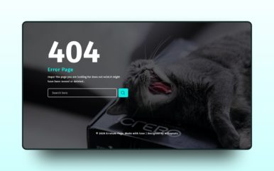 Flashy Error Page a Flat Responsive Widget Template