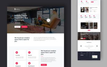 advisory website template