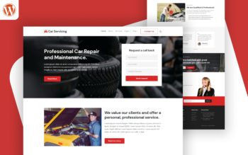 car servicing WordPress Theme
