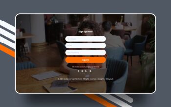 Freelancer signup form