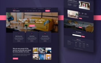 Home Interior Website Template