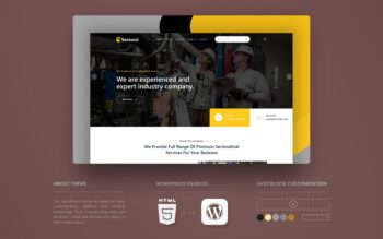 Sectoral WordPress Theme