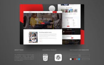 Washing WordPress Theme