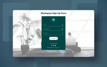 workspace signup form
