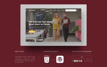 Execution WordPress Theme