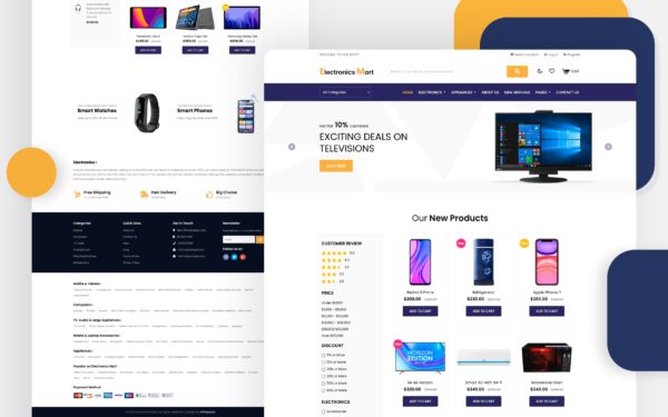 Electronics Mart an Electronic eCommerce website template