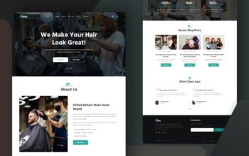 Atelier a fashion category website template