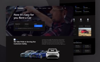 Car Transko a single page Website Template
