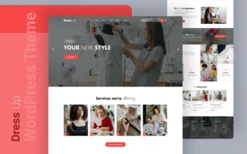 dress up a fashion wordpress theme