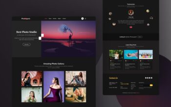 Photogenic Website Template Featured Image