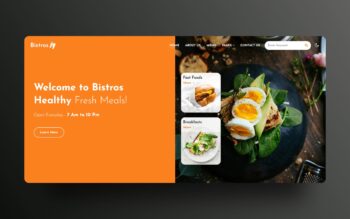 Bistros a hotels and restaurant website template