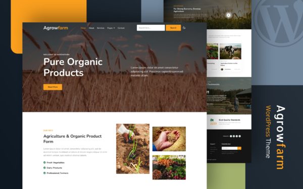 Agrowfarm WordPress Theme