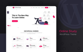 Online Study WordPress Theme