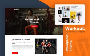 workout wordpress theme