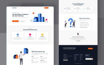 Estates a Real Estate Website Template Featured Image