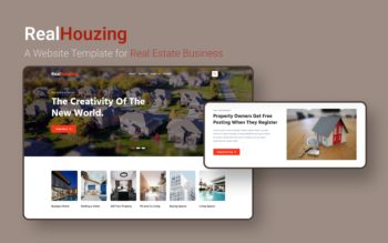 Real Houzing Website Template featured image