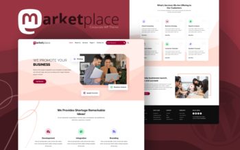 marketplace corporate wordpress theme