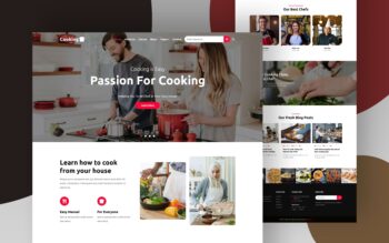 Cooking a Restaurant Category Website Template