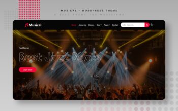 Musical WordPress Theme