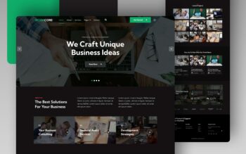 WorkCore Website Template