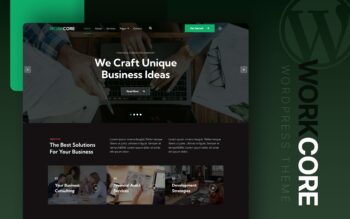 WorkCore WordPress Theme