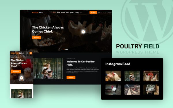 Poultry field WordPress Theme
