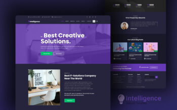 Intelligence a Corporate Business Website Template