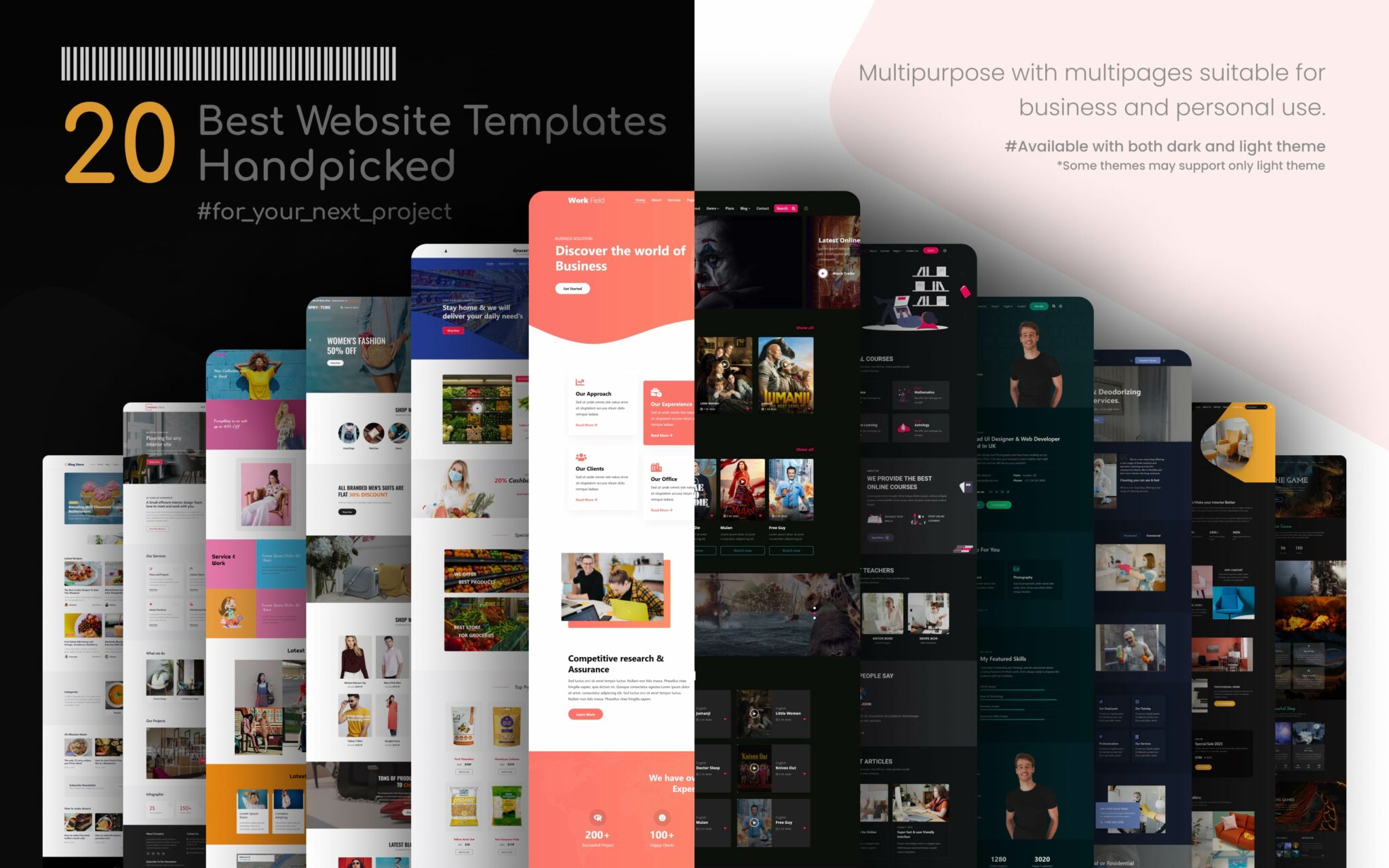 20 Best Free Website Templates for Your Next Project » W3Layouts
