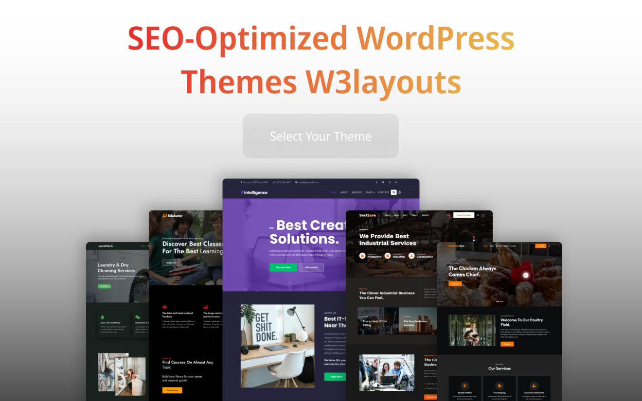 SEO-Optimized WordPress Themes W3layouts