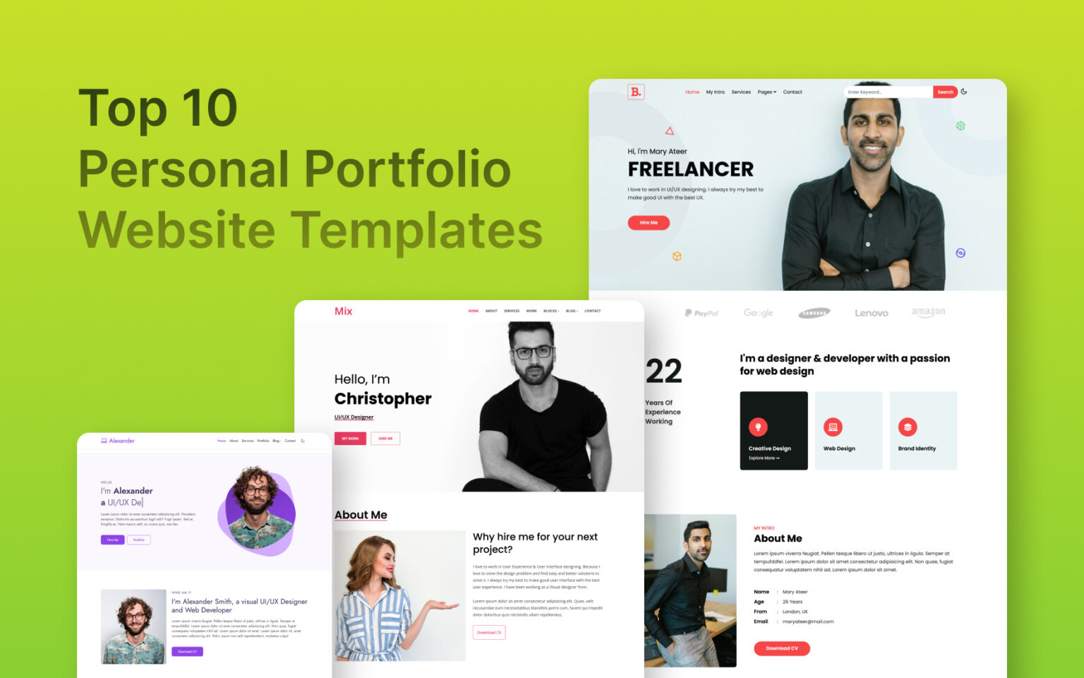 Best Portfolio Website Templates on W3layouts » W3Layouts