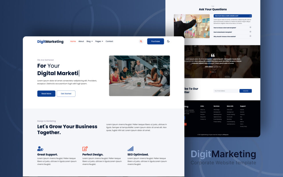 free website template – W3Layouts