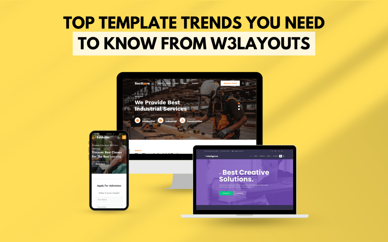 Top Template Trends You Need to Know from W3Layouts