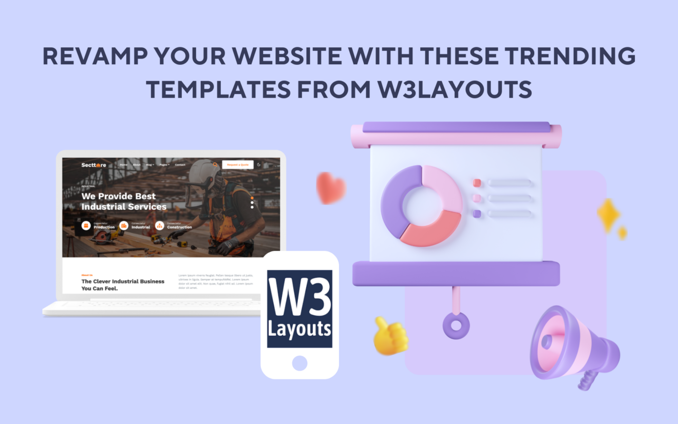 Revamp Your Website with These Trending Templates from W3Layouts