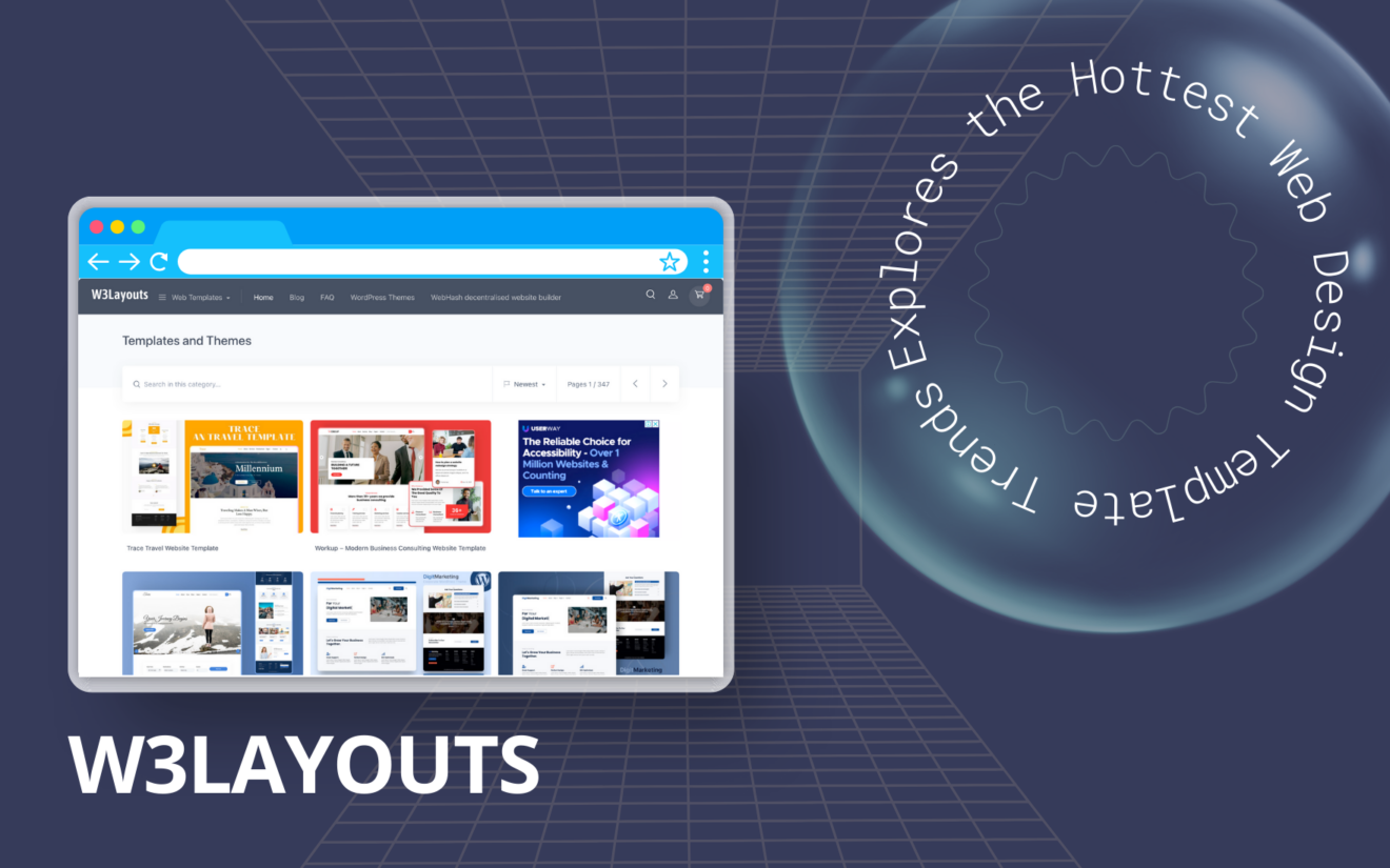 W3Layouts Explores the Hottest Web Design Template Trends You Can’t Miss