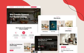 interiority website template