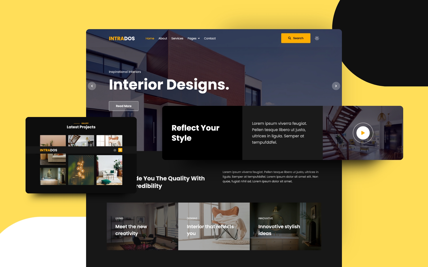 The Ultimate Interior and Furniture Website Template by W3Layouts