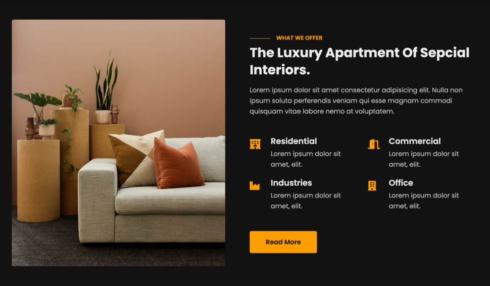 Professional layout for interior designers and architects
