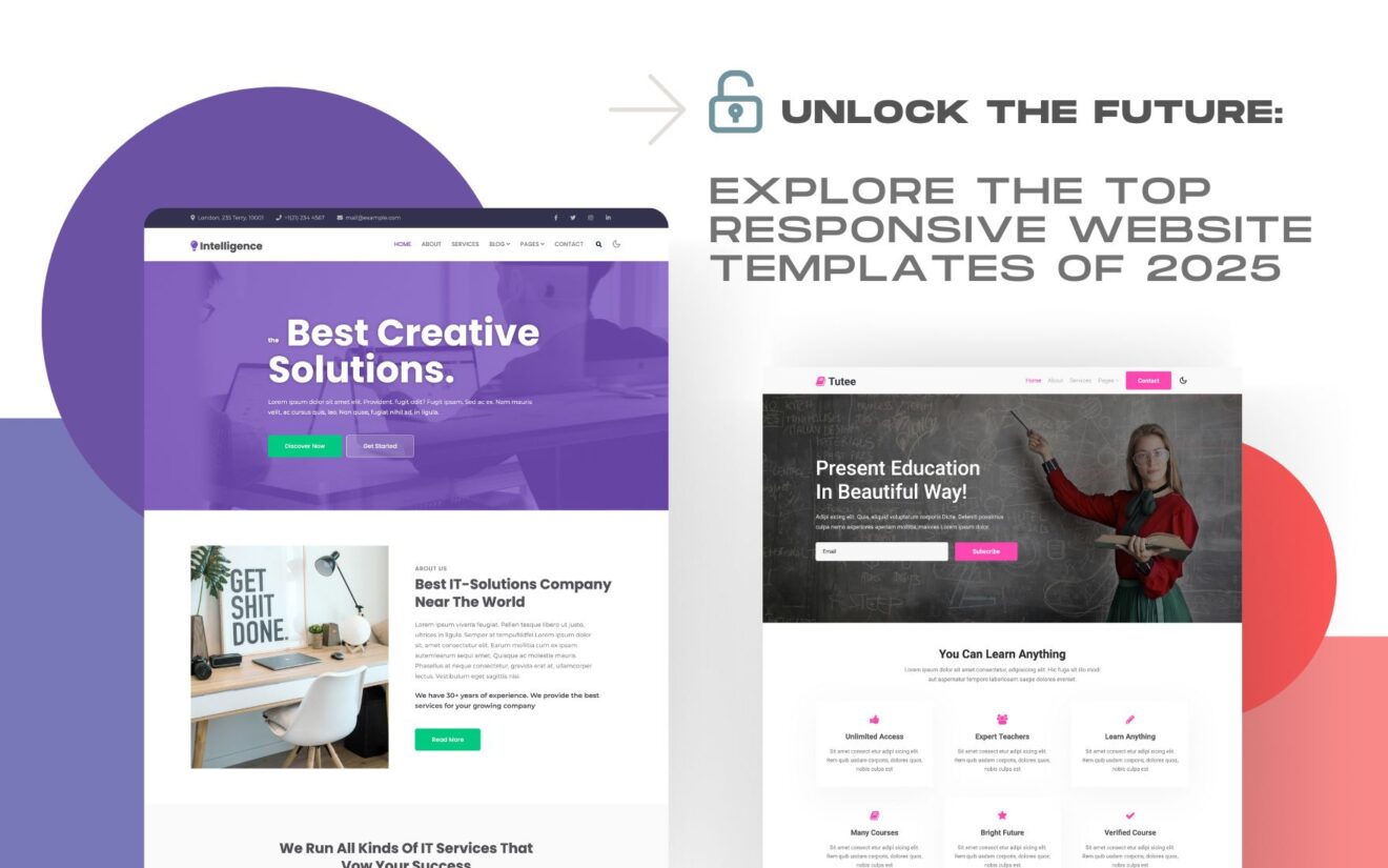 Unlock the Future: Explore the Top Responsive Website Templates of 2025