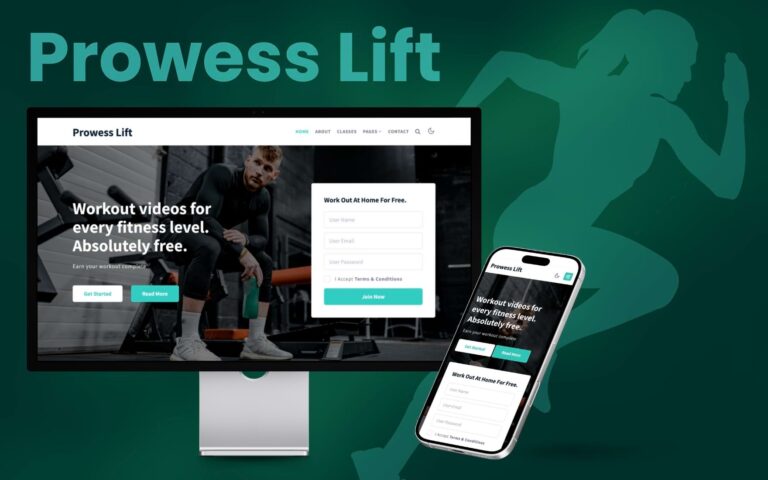 Prowess Lift – Free Gym & Fitness Website Template | W3Layouts