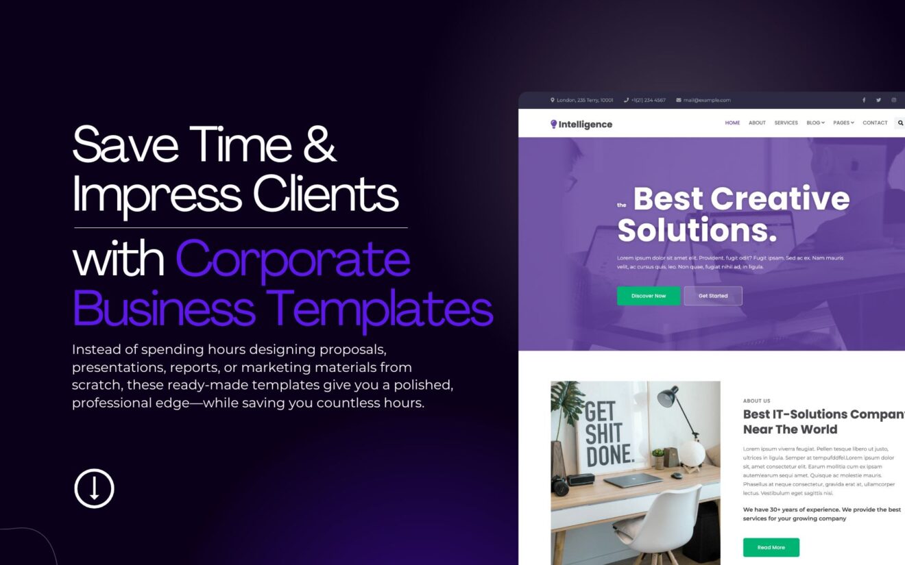 Save Time & Impress Clients with Corporate Business Templates